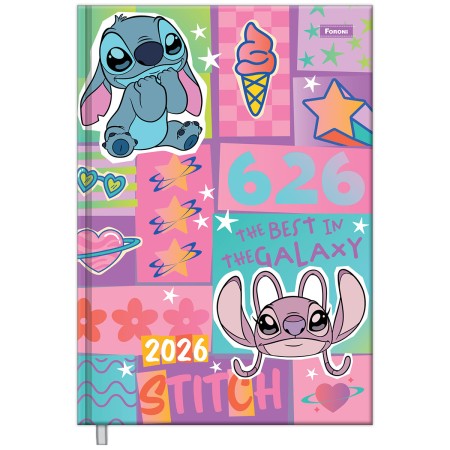 Foto ilustrativa Agenda Costurada Stitch