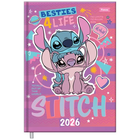 Foto ilustrativa Agenda Costurada Stitch