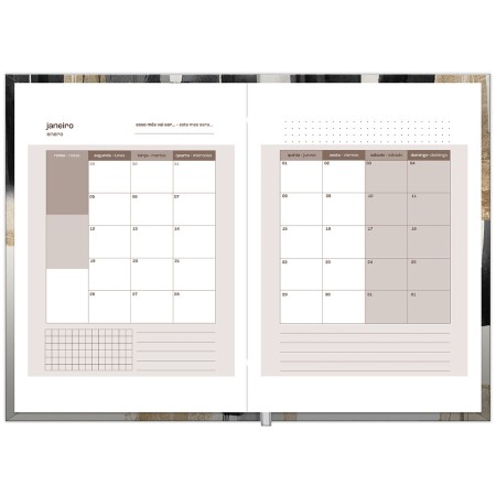 Foto ilustrativa Agenda Costurada Urban