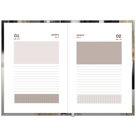 Foto ilustrativa Agenda Costurada Urban