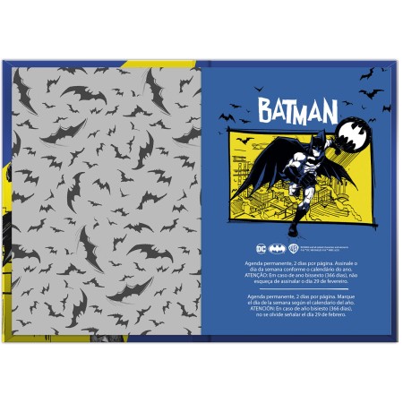 Foto ilustrativa Agenda Escolar Batman