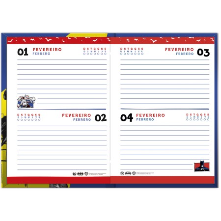 Foto ilustrativa Agenda Escolar Batman