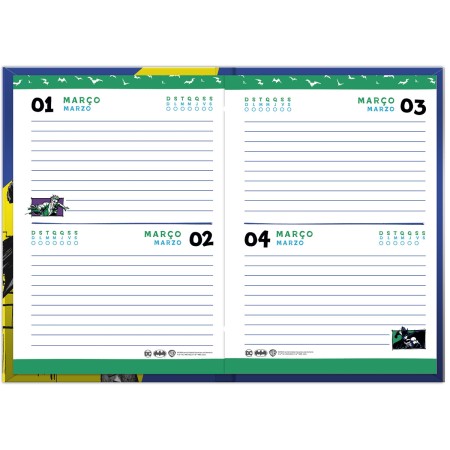 Foto ilustrativa Agenda Escolar Batman