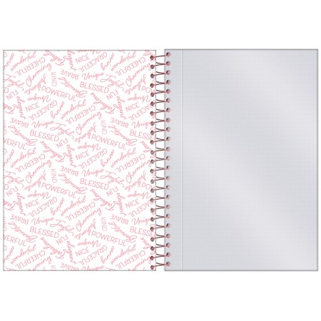 Foto ilustrativa Agenda Espiral Blush