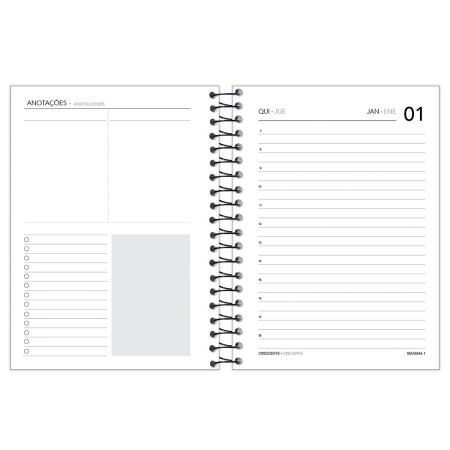 Foto ilustrativa Agenda Espiral Cliff