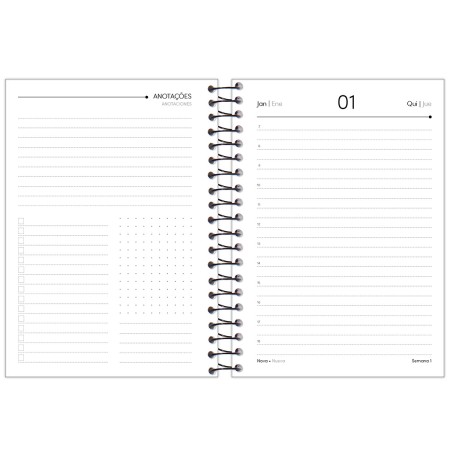 Foto ilustrativa Agenda Espiral Cliff