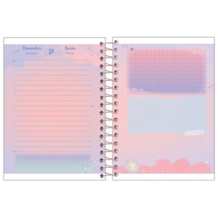 Foto ilustrativa Agenda Espiral Cosmos (110 mm x 154 mm)