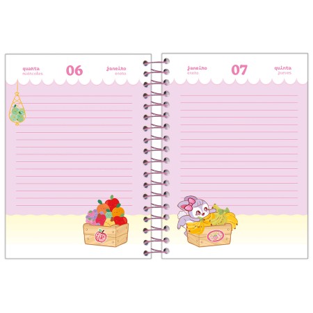 Foto ilustrativa Agenda Espiral Doll