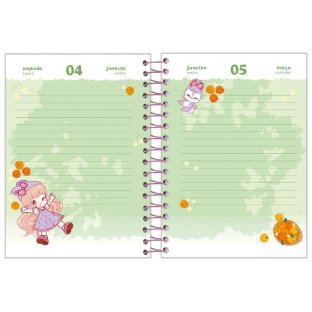 Foto ilustrativa Agenda Espiral Doll