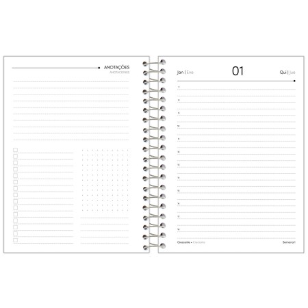 Foto ilustrativa Agenda Espiral Ever