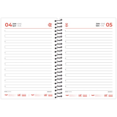 Foto ilustrativa Agenda Espiral Flamengo