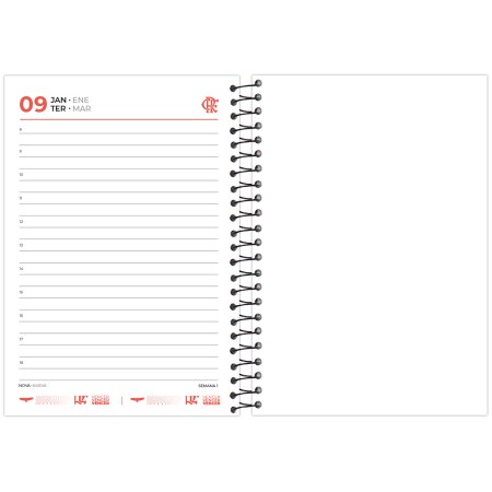 Foto ilustrativa Agenda Espiral Flamengo