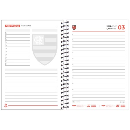 Foto ilustrativa Agenda Espiral Flamengo