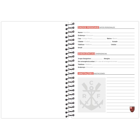 Foto ilustrativa Agenda Espiral Flamengo