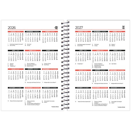 Foto ilustrativa Agenda Espiral Flamengo