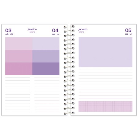 Foto ilustrativa Agenda Espiral Flashy