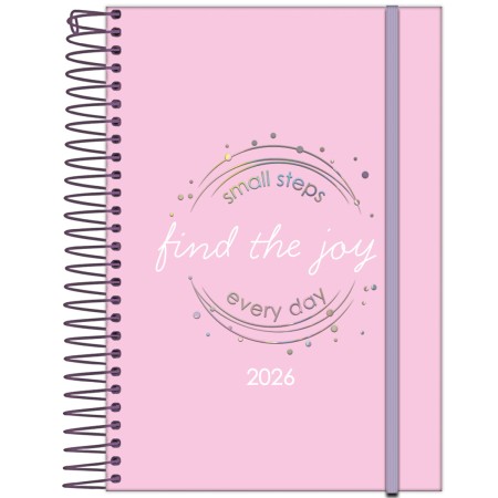 Foto ilustrativa Agenda Espiral Fluor Mix Soft