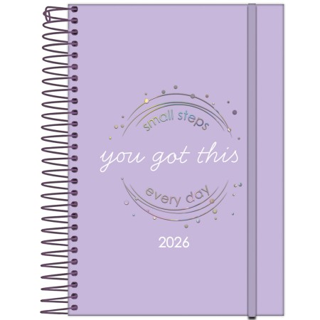 Foto ilustrativa Agenda Espiral Fluor Mix Soft