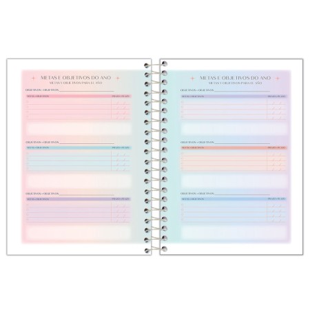 Foto ilustrativa Agenda Espiral Fluor Mix Soft