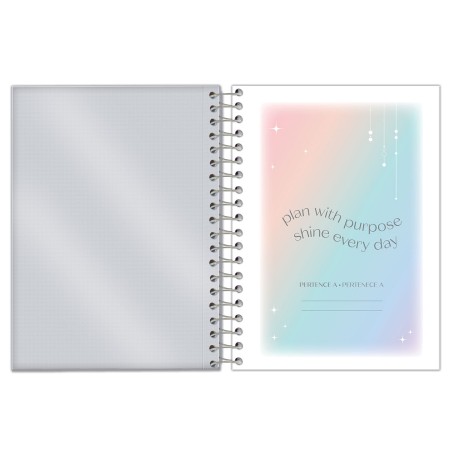 Foto ilustrativa Agenda Espiral Fluor Mix Soft
