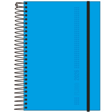 Foto ilustrativa Agenda Espiral Fluor Mix