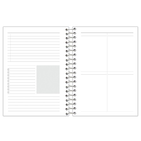 Foto ilustrativa Agenda Espiral Joyful Mind