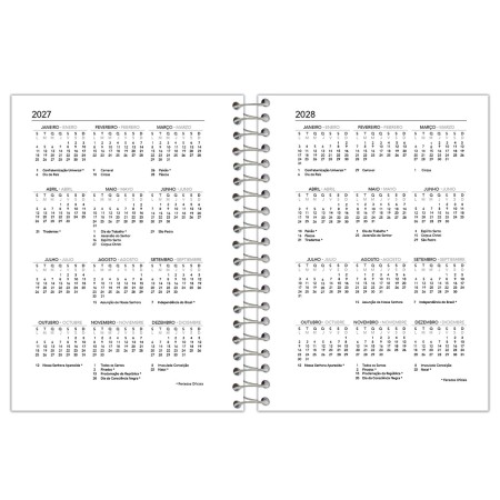 Foto ilustrativa Agenda Espiral Joyful Mind