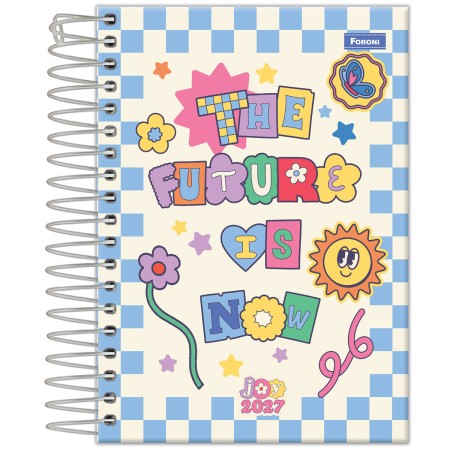 Foto ilustrativa Agenda Espiral Joyful Mind