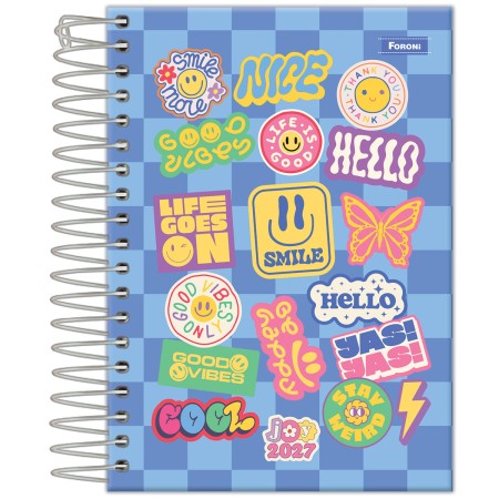 Foto ilustrativa Agenda Espiral Joyful Mind