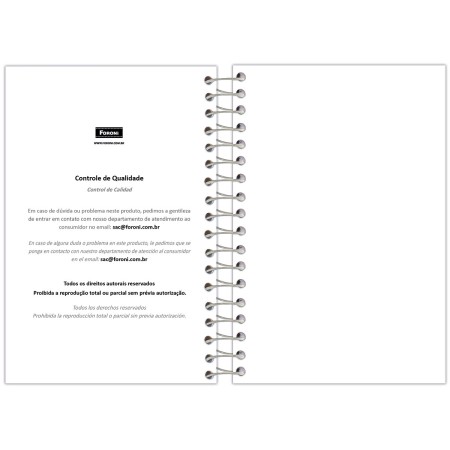 Foto ilustrativa Agenda Espiral Joyful Mind