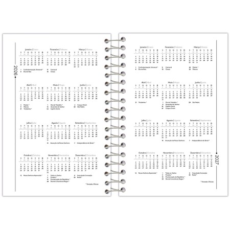 Foto ilustrativa Agenda Espiral Joyful Mind