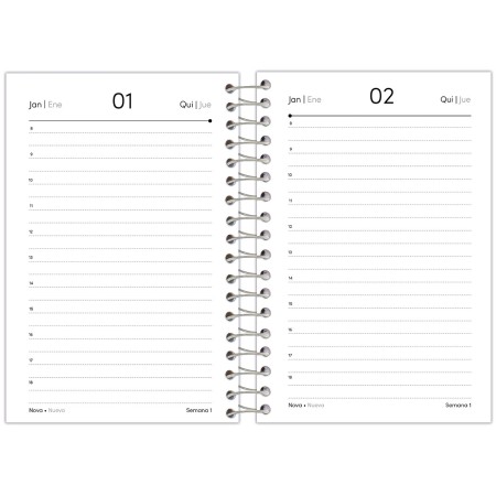 Foto ilustrativa Agenda Espiral Joyful Mind