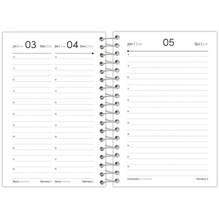 Foto ilustrativa Agenda Espiral Joyful Mind