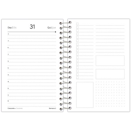 Foto ilustrativa Agenda Espiral Joyful Mind