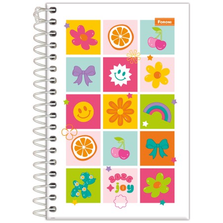 Foto ilustrativa Agenda Espiral Joyful Mind