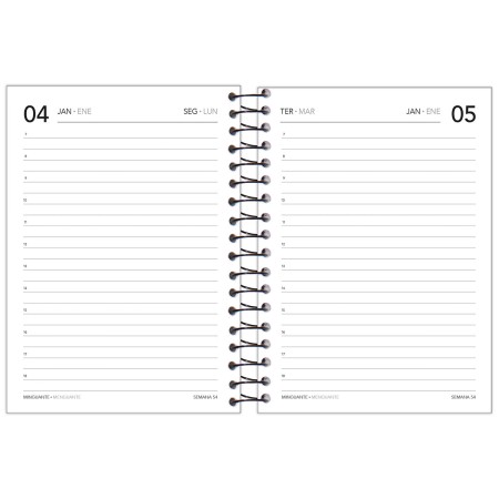 Foto ilustrativa Agenda Espiral Jump