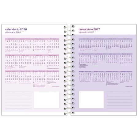 Foto ilustrativa Agenda Espiral Lush