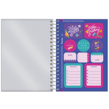 Foto ilustrativa Agenda Espiral Lush