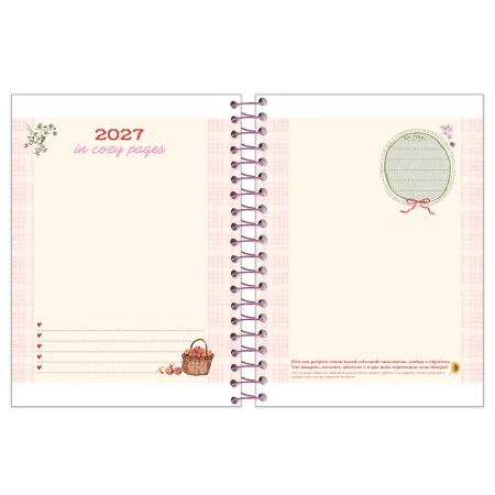 Foto ilustrativa Agenda Espiral Milly