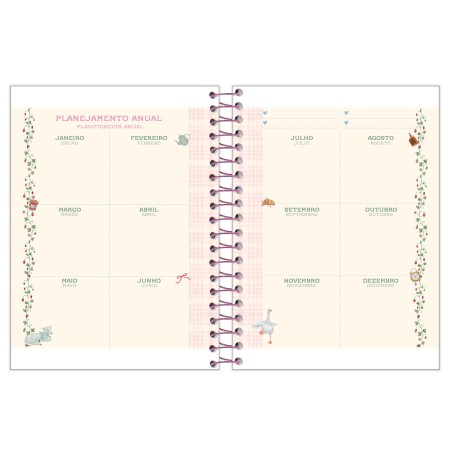 Foto ilustrativa Agenda Espiral Milly