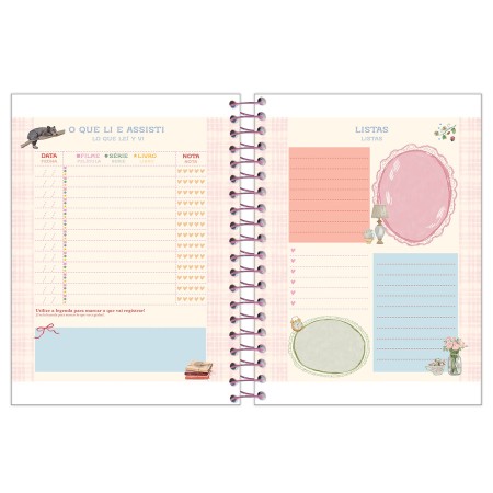 Foto ilustrativa Agenda Espiral Milly