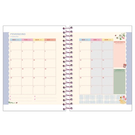 Foto ilustrativa Agenda Espiral Milly