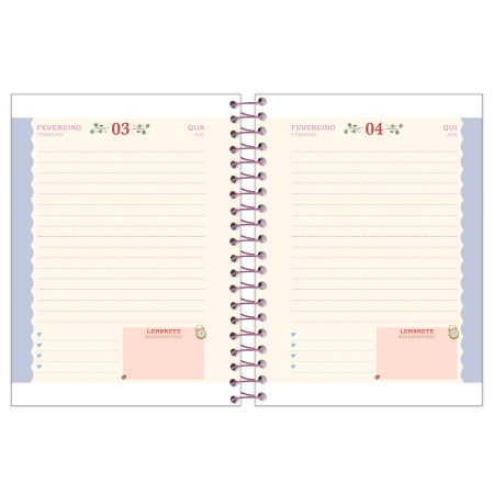 Foto ilustrativa Agenda Espiral Milly
