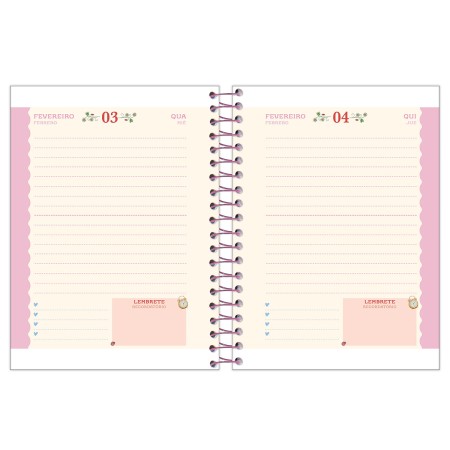 Foto ilustrativa Agenda Espiral Milly