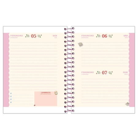 Foto ilustrativa Agenda Espiral Milly