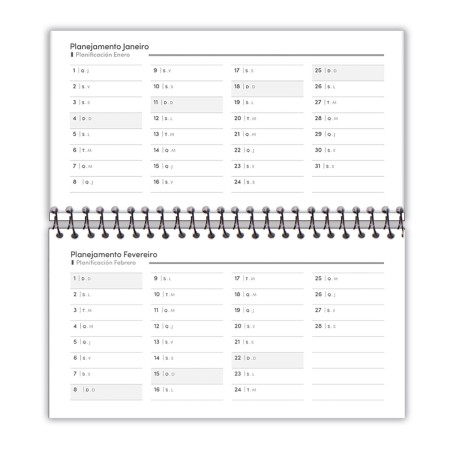 Foto ilustrativa Agenda Espiral Office Class Bolso