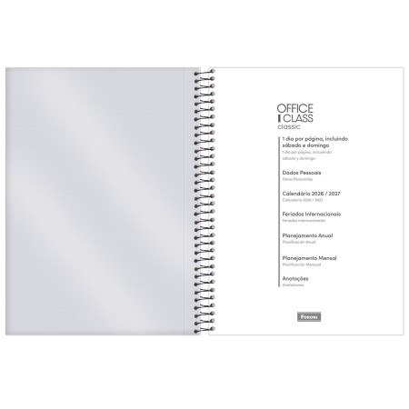 Foto ilustrativa Agenda Espiral Office Class Classic