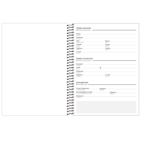 Foto ilustrativa Agenda Espiral Office Class Classic