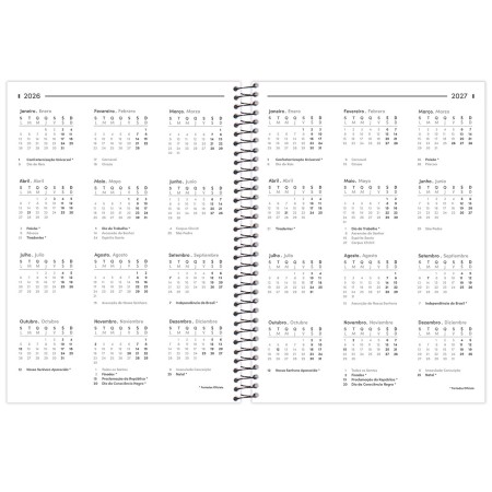 Foto ilustrativa Agenda Espiral Office Class Classic
