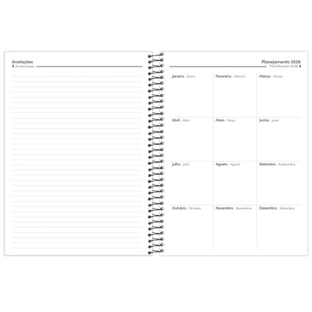 Foto ilustrativa Agenda Espiral Office Class Classic